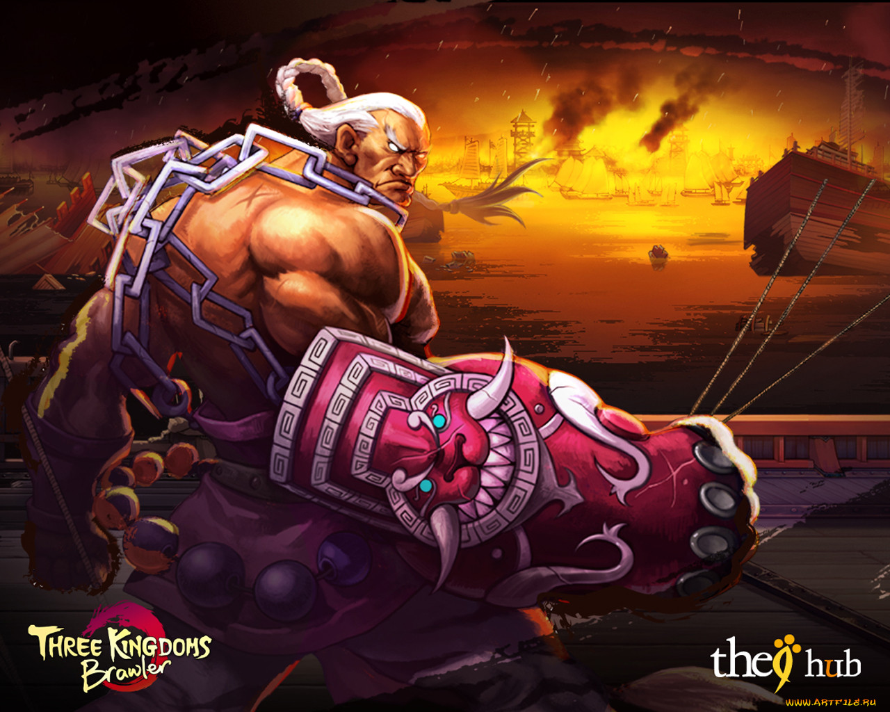 three, kingdoms, brawler, , 